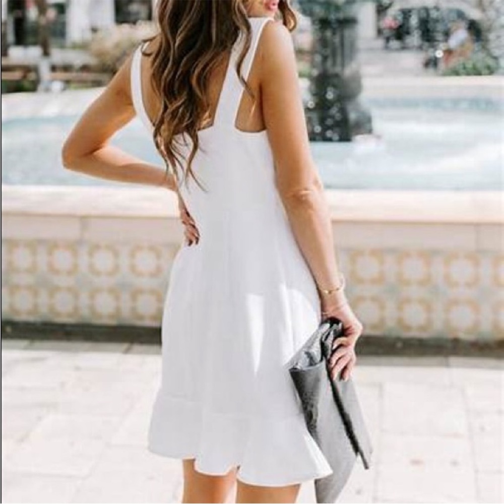 NWT Vici Trailblazer White Sleeveless Dress - Picture 3 of 7
